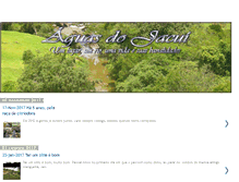 Tablet Screenshot of aguasdojacui.com